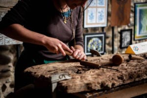 illustration marché d'artisan d'art